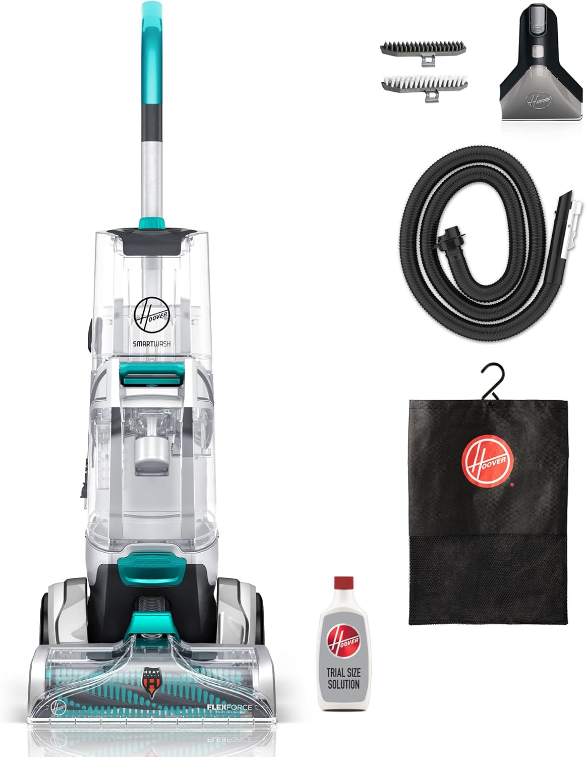 Hoover deep cleaning self-propelled carpet shampooer for home floor maintenance